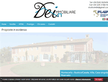 Tablet Screenshot of deimmobiliare.com